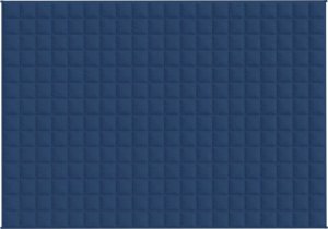 vidaXL vidaXL Koc obciążeniowy, niebieski, 138x200 cm, 10 kg, tkanina 2