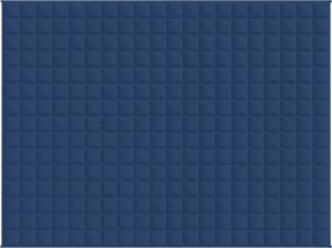 vidaXL vidaXL Koc obciążeniowy, niebieski, 150x200 cm, 11 kg, tkanina 2