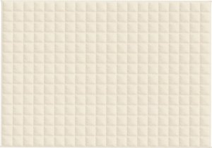 vidaXL vidaXL Koc obciążeniowy, kremowy, 138x200 cm, 10 kg, tkanina 2