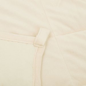 vidaXL vidaXL Koc obciążeniowy, kremowy, 220x260 cm, 11 kg, tkanina 5