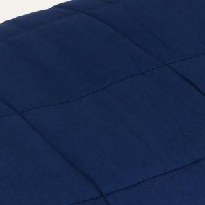 vidaXL vidaXL Koc obciążeniowy, niebieski, 220x235 cm, 15 kg, tkanina 1