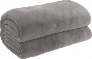 vidaXL vidaXL Koc obciążeniowy z poszewką, szary, 155x220 cm, 11 kg, tkanina 3
