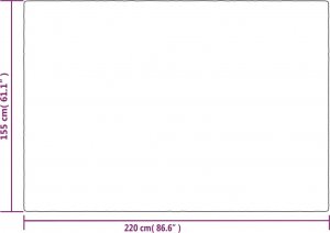 vidaXL vidaXL Koc obciążeniowy z poszewką, szary, 155x220 cm, 11 kg, tkanina 6