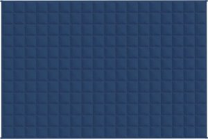 vidaXL vidaXL Koc obciążeniowy, niebieski, 122x183 cm, 9 kg, tkanina 2