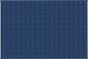 vidaXL vidaXL Koc obciążeniowy, niebieski, 122x183 cm, 5 kg, tkanina 2