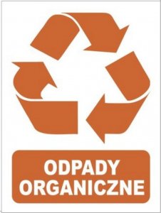 StudioCen Naklejka Odpady organiczne 1