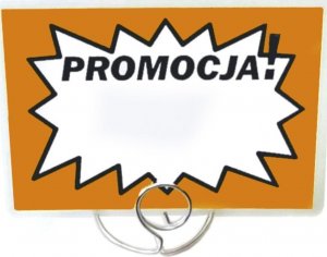 StudioCen Cenówki,etykiety laminowane- PROMOCJA POMARAŃCZ 50szt. 1