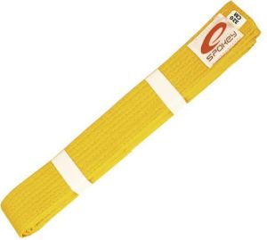 Spokey Pas do kimona FUGATO żółty 320 cm (85145) 1