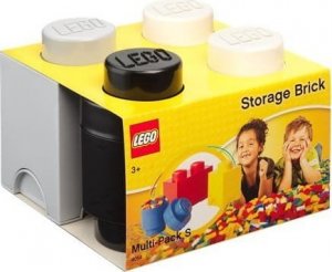 LEGO LEGO Classic 40140007 Zestaw pojemników LEGO 3w1 - Szare 1