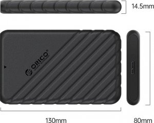 Kieszeń Orico Obudowa dysku SATA 2,5" USB 3.1 czarna 4