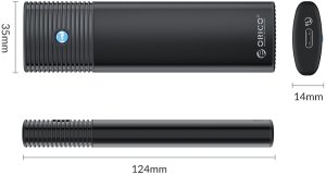 Kieszeń Orico M.2 SATA USB-C 5Gbps czarna 3