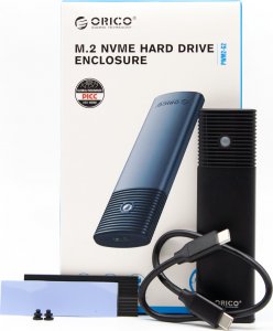 Kieszeń Orico M.2 NVMe/SATA 10Gbps czarna (PWDM2-G2-BK-EP) 2