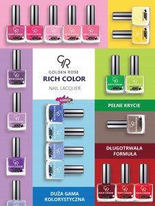 Golden Rose Golden Rose RICH COLOR NAIL Lakier do paznokci 057 2