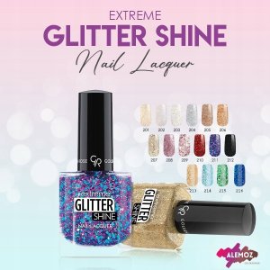 Golden Rose Golden Rose GLITTER SHINE Lakier do paznokci 214 2