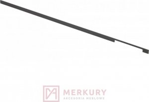 Nomet UCHWYT MEBLOWY EXTEND CZARNY MAT L-1200 DŁUGI 1