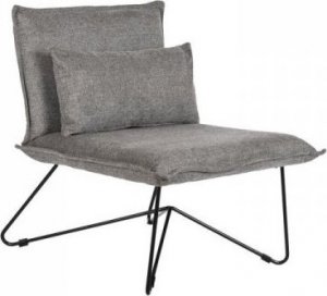 DKD Home Decor Fotel DKD Home Decor Czarny Szary Metal (66 x 78 x 75 cm) 1
