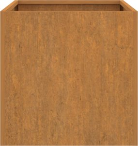 vidaXL Donica, szara, 62x30x29 cm, stal kortenowska 6