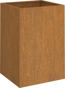 vidaXL Donica, szara, 42x38x75 cm, stal kortenowska 2