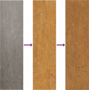 vidaXL Donica, szara, 62x40x39 cm, stal kortenowska 7