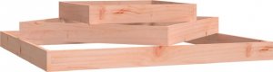 vidaXL Donica, 112x112x27 cm, lite drewno daglezjowe 2
