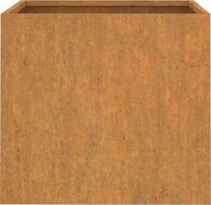 vidaXL Donice, 2 szt., szare, 49x47x46 cm, stal kortenowska 6