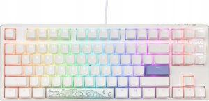 Klawiatura Ducky Ducky One 3 Classic Pure White TKL Gaming Tastatur, RGB LED - MX-Red (US) 1