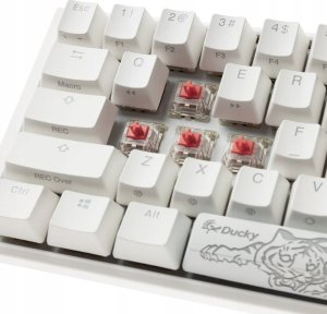 Klawiatura Ducky Ducky One 3 Classic Pure White SF Gaming Tastatur, RGB LED - MX-Silent-Red (US) 5