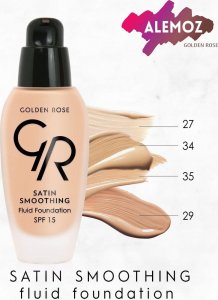 Golden Rose Golden Rose SATIN FLUID Podkład z dozownikiem 29 3