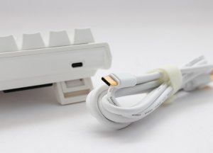 Klawiatura Ducky One 2 Pro Mini White Edition Gaming klawiatura RGB LED - Kailh Brown (US) 5