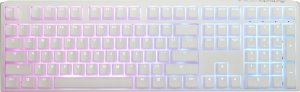 Klawiatura Ducky Ducky One 3 Classic Pure White Gaming Tastatur, RGB LED - MX-Speed-Silver (US) 1