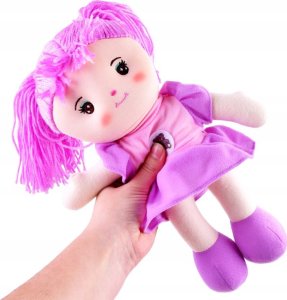 Jokomisiada Lalka szmaciana Zuzia 33cm lawendowa suknia ZA3853 3