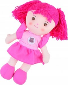Jokomisiada Lalka szmaciana Zuzia 33cm w różowej sukni ZA3853 2