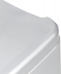 Kosz na śmieci OKT Kosz na Śmieci 25L Kubeł z Obrotową Klapą Srebrny 7