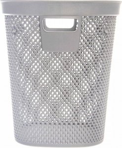Kosz na śmieci HOBBY LIFE Kosz na odpady śmieci biurowy szary 12,5 l 3