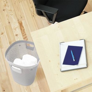 Kosz na śmieci HOBBY LIFE Kosz na odpady śmieci biurowy szary 12,5 l 5