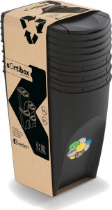 Kosz na śmieci Prosperplast Kosz na śmieci Keden SORTI BOX - czarny recykling 3