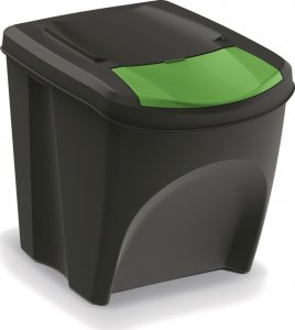 Kosz na śmieci Prosperplast Kosz na śmieci Keden SORTI BOX - czarny recykling 4