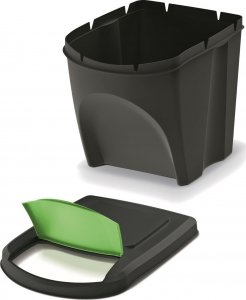 Kosz na śmieci Prosperplast Kosz na śmieci Keden SORTI BOX - czarny recykling 5