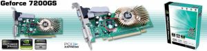 Karta graficzna InnoVISION GeForce 7200 GS 128MB 7200GS PCI-E 512/128 DDR2 64bit DVI BOX 1
