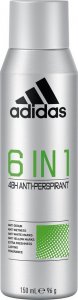 Adidas Adidas Men Dezodorant anti-perspirant w sprayu 6in1 150ml 1