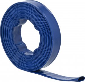 Hillvert Wąż płaski do pompy wody ogrodu wzmocniony 1 1/4'' 32 mm 8-24 bar 20 m Wąż płaski do pompy wody ogrodu wzmocniony 1 1/4'' 32 mm 8-24 bar 20 m 1