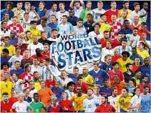 Winning Moves Puzzle World Football Stars 1000 elementów 2