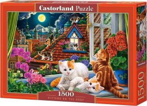 Castorland Puzzle 1500 element?w Kotki na dachu 1