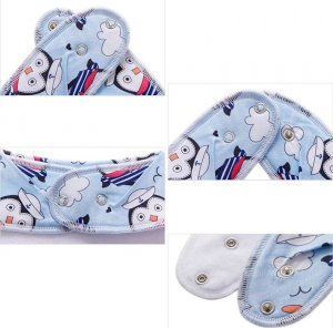 Modi Home Chusta / śliniak z zawieszką na smoczek-łosos 4