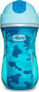 Chicco CHICCO KUBEK NIEKAPEK TERMICZNY ZE SŁOMKĄ CHŁOPIEC 14M+ CHICCO KUBEK TERMICZNY DLA CHŁOPCA 266 ML 1