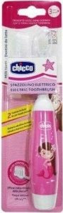 Chicco CHICCO ELEKTRYCZNA SZCZOTECZKA DO ZĘBÓW RÓŻOWA 36 M + 2
