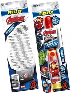 Firefly SZCZOTECZKA DO ZĘBÓW 3 + ŚWIECI I MÓWI AVENGERS LIGHT AND SOUND TOOTHBRUSH CZERWONA 2