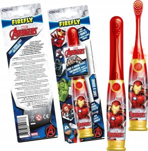 Firefly SZCZOTECZKA DO ZĘBÓW 3 + ŚWIECI I MÓWI AVENGERS LIGHT AND SOUND TOOTHBRUSH CZERWONA 3