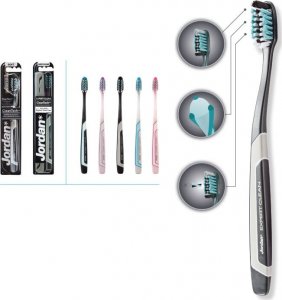 Jordan  JORDAN EXPERT CLEAN MEDIUM-SZARO-NIEBIESKI ZAAWANSOWANA SZCZOTECZKA DO ZĘBÓW 6