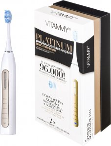 Szczoteczka Vitammy Szczoteczka soniczna Platinum Biała 2